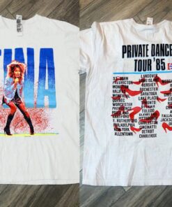 Tina Turner Private Dancer Tour 1985 T-Shirt, Tina Turner Tour '85 Shirt