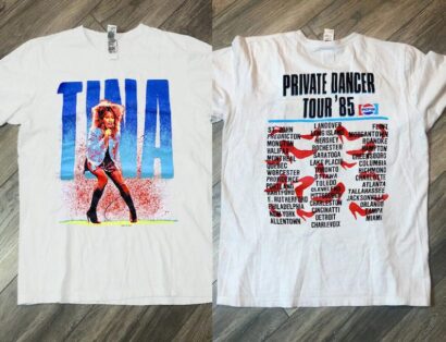 Tina Turner Private Dancer Tour 1985 T-Shirt, Tina Turner Tour '85 Shirt