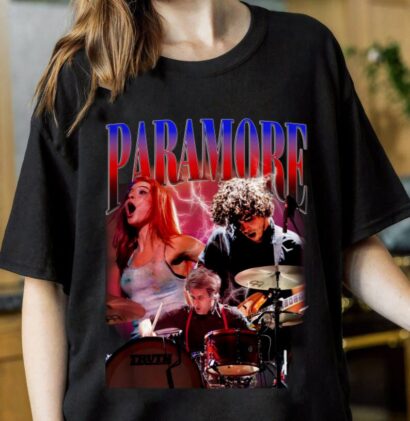 Paramore Rock Band Tour 2023 Shirt, Paramore Doodle Art Shirt