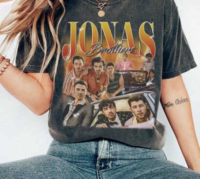 Jonas Brother Comfort Color Shirt, Joe Jonas Homage Tshirt