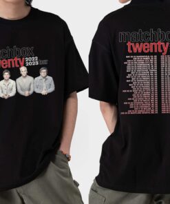 Official Matchbox Twenty Band 2 Sides Shirt, Matchbox Twenty Slow Dream Tour 2023 Shirt