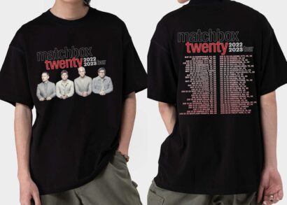 Official Matchbox Twenty Band 2 Sides Shirt, Matchbox Twenty Slow Dream Tour 2023 Shirt