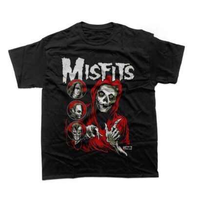 The Misfits Unisex T-Shirt, Misfits Rock Band Tee