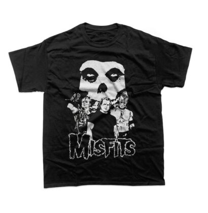 The Misfits Unisex T-Shirt, Rock Music Band Poster Merch