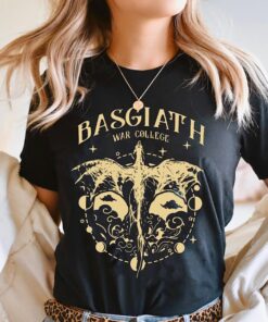 Basgiath War College Shirt, Fourth Wing Dragon Rider Basgiath War College Tee