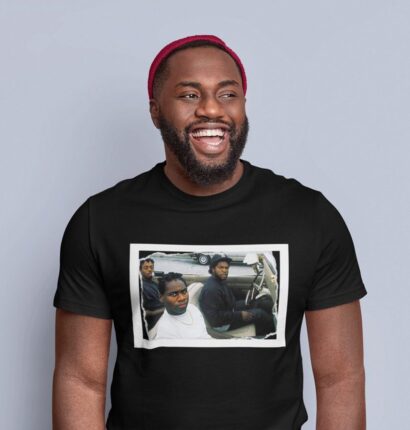 Black T-shirt Ice Cube Inspired Tee, Premium Soft Style Unisex T-shirt