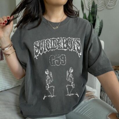 SuicideBoys Vintage Shirt, G59 merch, SuicideBoys Skeleton Shirt