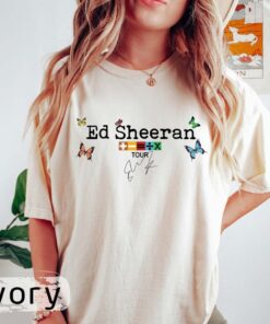 Ed Sheeran 2023 World Tour, 2023 Mathematics America Tour Shirt, Ed Sheeran Shirt, Comfor color shirt