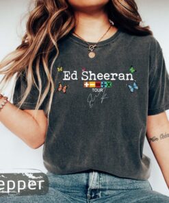Ed Sheeran 2023 World Tour, 2023 Mathematics America Tour Shirt, Ed Sheeran Shirt, Comfor color shirt
