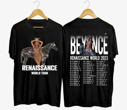 Renaissance Tour 2023, Beyoncé Tour Double Sided Shirt, World Tour 2023 Shirt Beyonce Tour 2023 Shirt