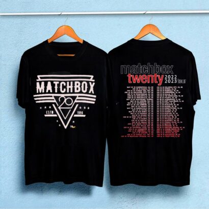 Matchbox Twenty 2022 2023 Tou T-Shirt, Slow Dream Tour 2023 Shirt