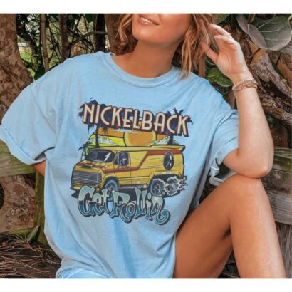 Nickleback Band Shirt, Nickleback Get Rollin New Album Shirt