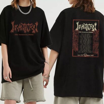 Incantation 30th Anniversary Show Shirt, Incantation Band Shirt, Incantation 2023 Tour Shirt