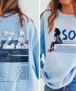 Vintage SZA SOS Shirt, SZA Tour 2023 Shirt, Sza Merch, S.O.S Album Shirt, 2 Sided S.Z.A Shirt