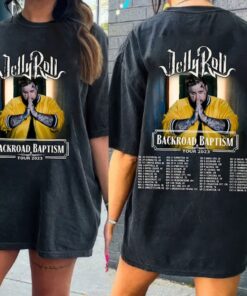 Jelly Roll 2023 Tour Shirt , Backroad Baptism Tour Shirt , Jelly Roll Merch Shirt