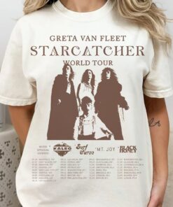 Greta Van Fleet 2023 Tour Shirt, Greta New Album Tour Shirt, Starcatcher World Tour 2023 Tshirt