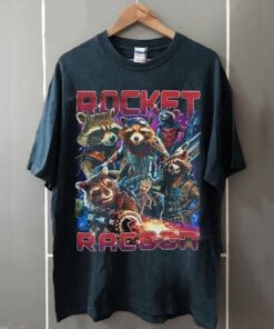 Rocket Racoon Tshirt, Guardians of the galaxy