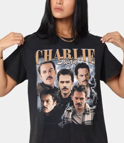 Charlie Swan Vintage 90's Tee, Billy Burke Fan Made Shirt