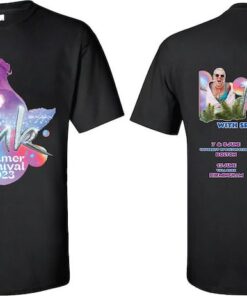 P!nk Pink Singer Summer Carnival 2023 Festi Tour Shirt, P!nk Pink Tour Merch