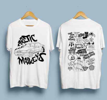 Arctic Music Lyrics Fan Art Shirt, Monkey Band T-Shirt, UK Tour 2023