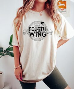 Fourth Wing Comfort Color Shirt, Rebecca Yoros Tee, Violet Sorrengail