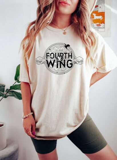 Fourth Wing Comfort Color Shirt, Rebecca Yoros Tee, Violet Sorrengail