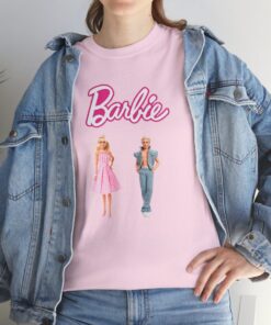 Barbie the movie t-shirt, Margot Robbie doll, Ryan Gosling doll