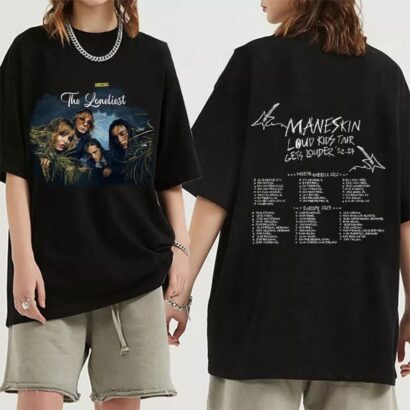 The Loud Kids 2023 Tour Shirt, Maneskin Band Shirt