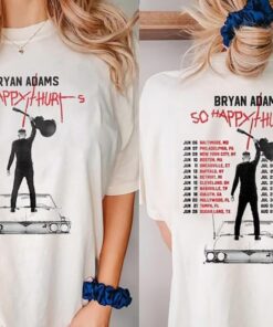 Bryan Adams Tour 2023 T-Shirt, So Happy Hurts Tour