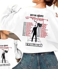 Bryan Adams Tour 2023 T-Shirt, So Happy Hurts Tour