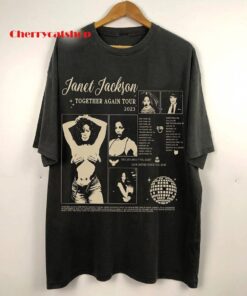 Janet jackson tour together again 2023 tee shirt, Janet jackson shirt