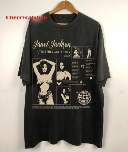 Janet jackson tour together again 2023 tee shirt, Janet jackson shirt