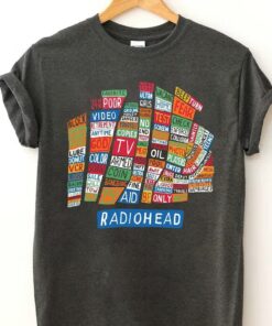 Radiohead Shirt, Radiohead Apparel Gift