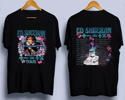 Ed Sheeran Tour Shirt, Butterfly The Mathematics Tour 2023 Shirt, Bad Habits Tour Shirt