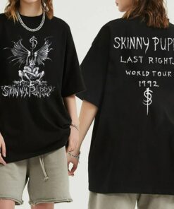 Vintage 1992 Skinny Puppy The Last Rights World Tour T-Shirt