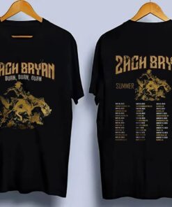 Zach Bryan The Burn Burn Burn Tour 2023 Shirt, Zach Bryan Tour Shirt