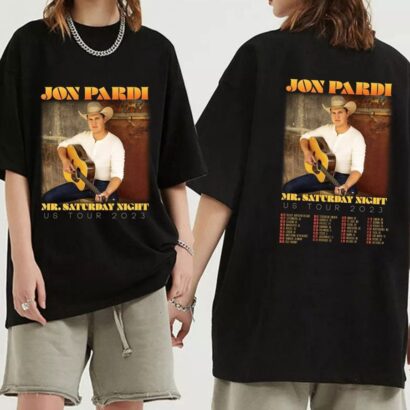 Jon Pardi Shirt, The Mr. Saturday Night US Tour 2023 Shirt