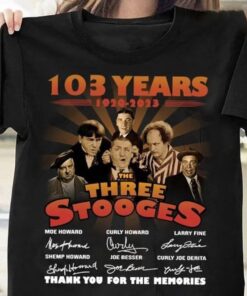 The Three Stooges T-Shirt, 103 Years Of The Three Stooges Movie Shirt