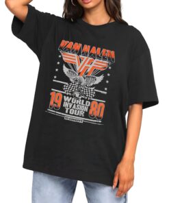 Van Halen Unisex Tee: Invasion Tour '80