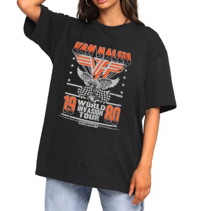 Van Halen Unisex Tee: Invasion Tour '80