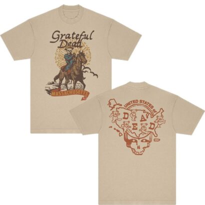 Grateful Dead 2023 Tour Shirt, 2023 Massachusetts United States Of Dead T-Shirt