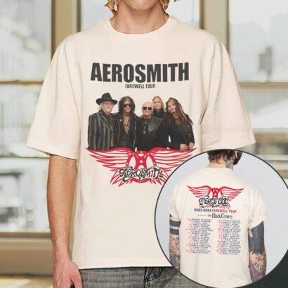 Aerosmith 2023 2024 Peace Out Farewell Tour, Aerosmith Tee