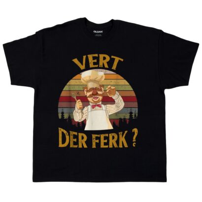 Vert Der Ferk Chef Shirt, Funny Swedish Sunset Vintage Tee