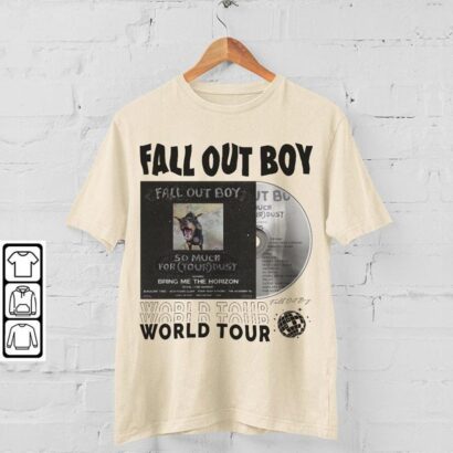 Fall Out Boy Shirt, FOB So Much For Tour 2023 Tickets Album Tee