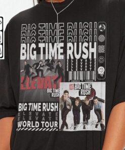 Big Time Rush Shirt, Can't Get Enough Tour 2023 Tickets Album Elevate Shirt