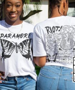 Paramore Doodle Art Shirt, 2 Side Paramore Album Lyric Merch Tee, Paramore Shirt