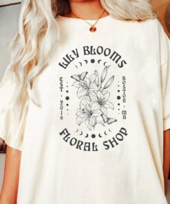 Comfort Color Lily Bloom's Floral Shop Shirt, It Ends With Us Shirt, Colleen Hoover Shirt