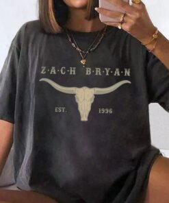 Zach Bryan EST 1996 T-shirt, Zach Bryan Bullhead Shirt, Zach Bryan Country Music comfor color shirt