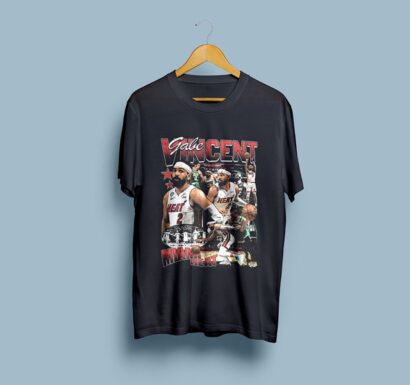 Gabe Vincent Shirt, Gabe Vincent Player Heat Basketball Shirt