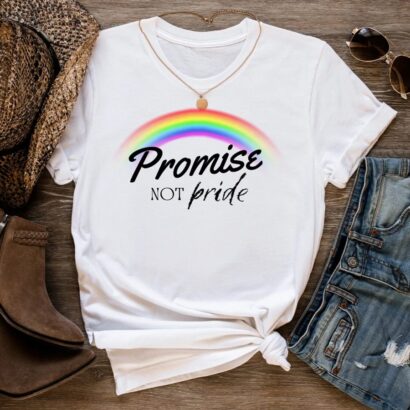 Promise Not Pride shirt, Christian Rainbow Shirt